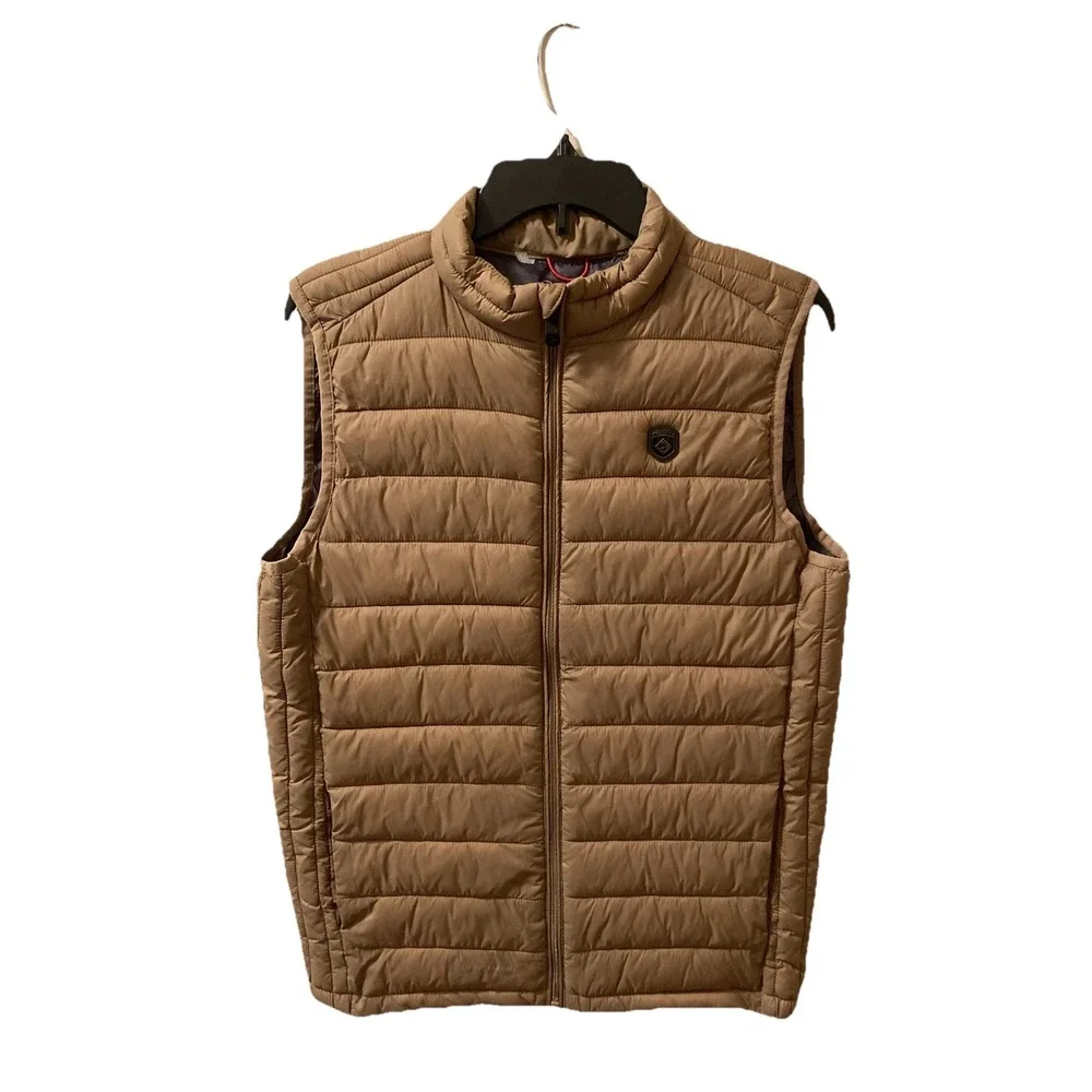 Point Zero Ultralight Vest Mens S Olive Green Packable Windproof Waterproof‎